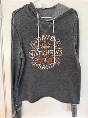 Alternative Gray Pullover Sweatshirt with Tag Detail